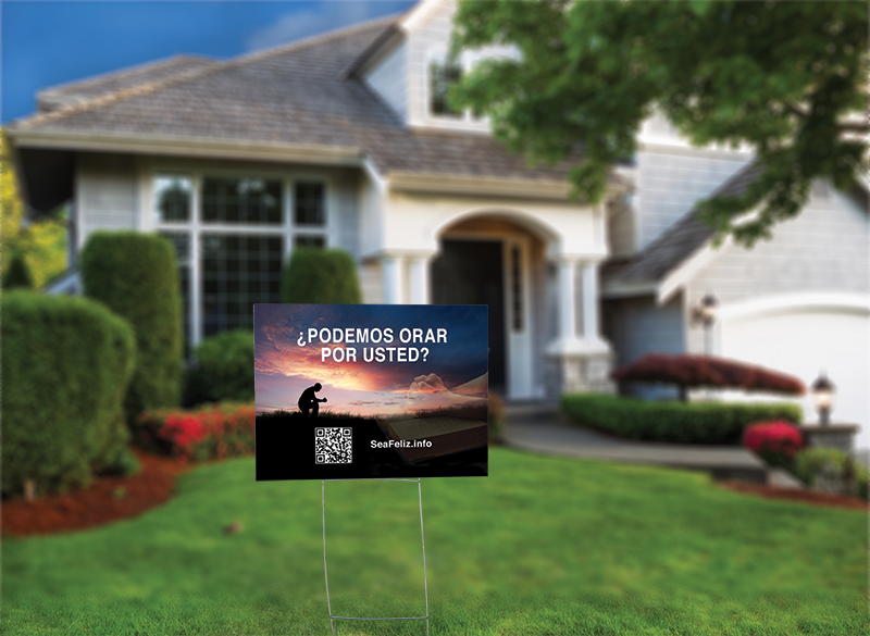 Casa con yard sign Casa con yard sign